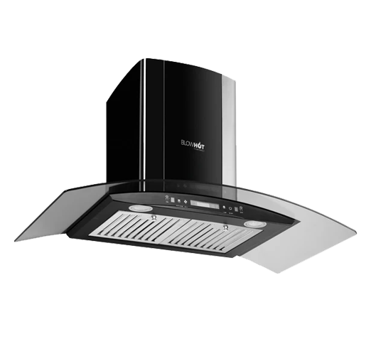 Kutchina ROMANIA 75 Auto Clean Wall Mounted black 1300 CMH Chimney